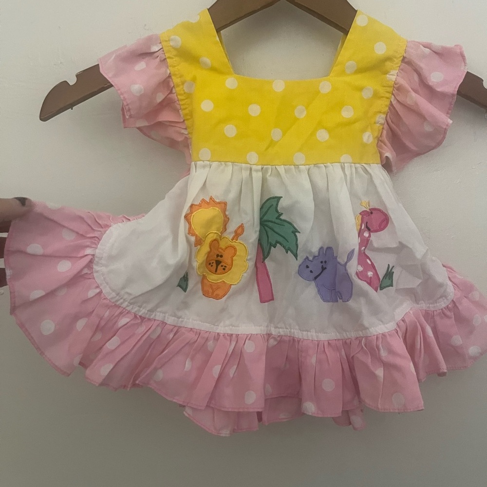 80’s Vintage Blouse 3T Animals